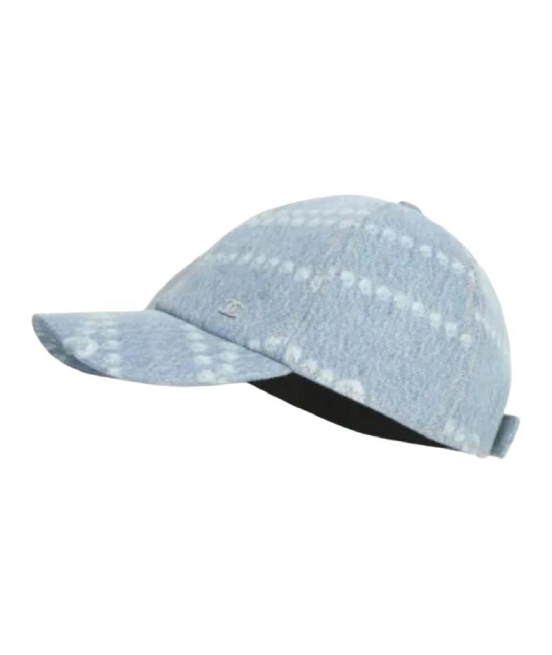 CHANEL Голубая кепка, фото 2
