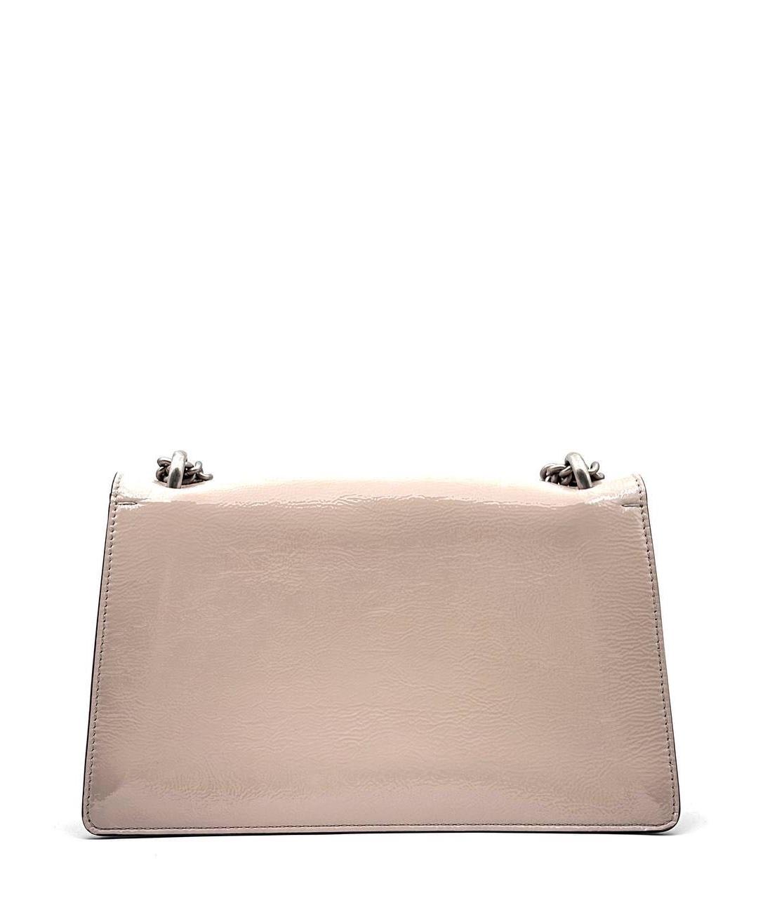 GUCCI Бежевая сумка через плечо из лакированной кожи, фото 2