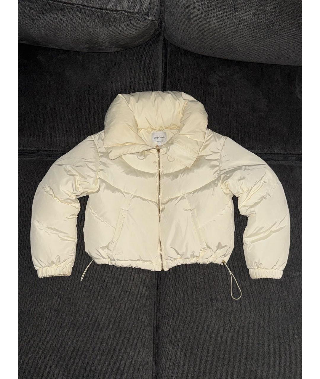 JUICY COUTURE Бежевый пуховик, фото 6