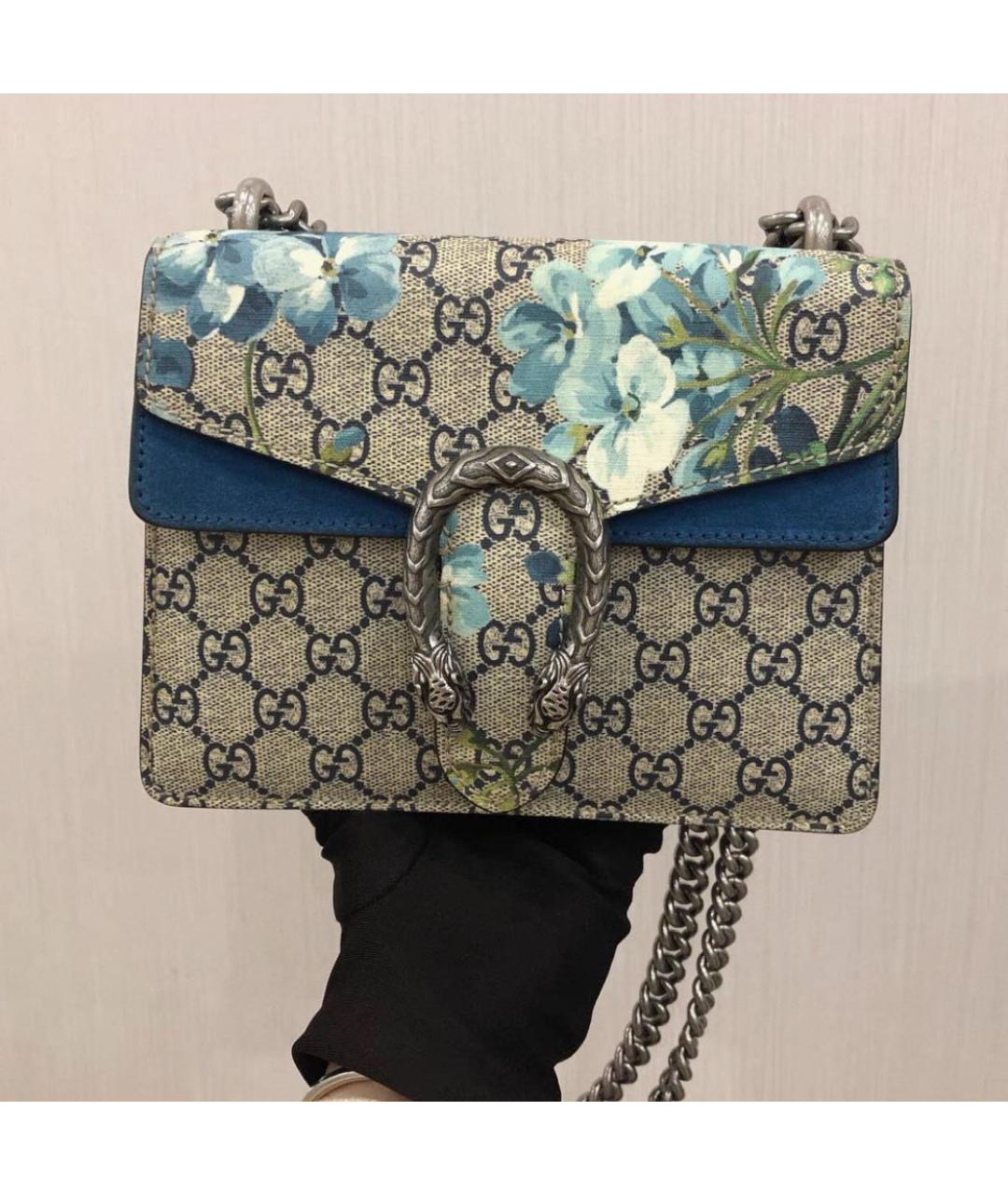 GUCCI Серая сумка через плечо, фото 3