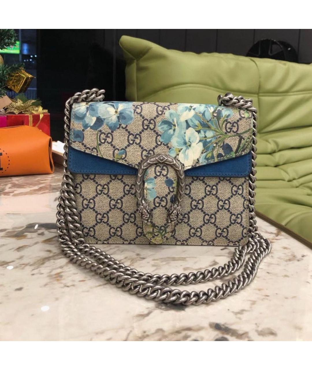 GUCCI Серая сумка через плечо, фото 2