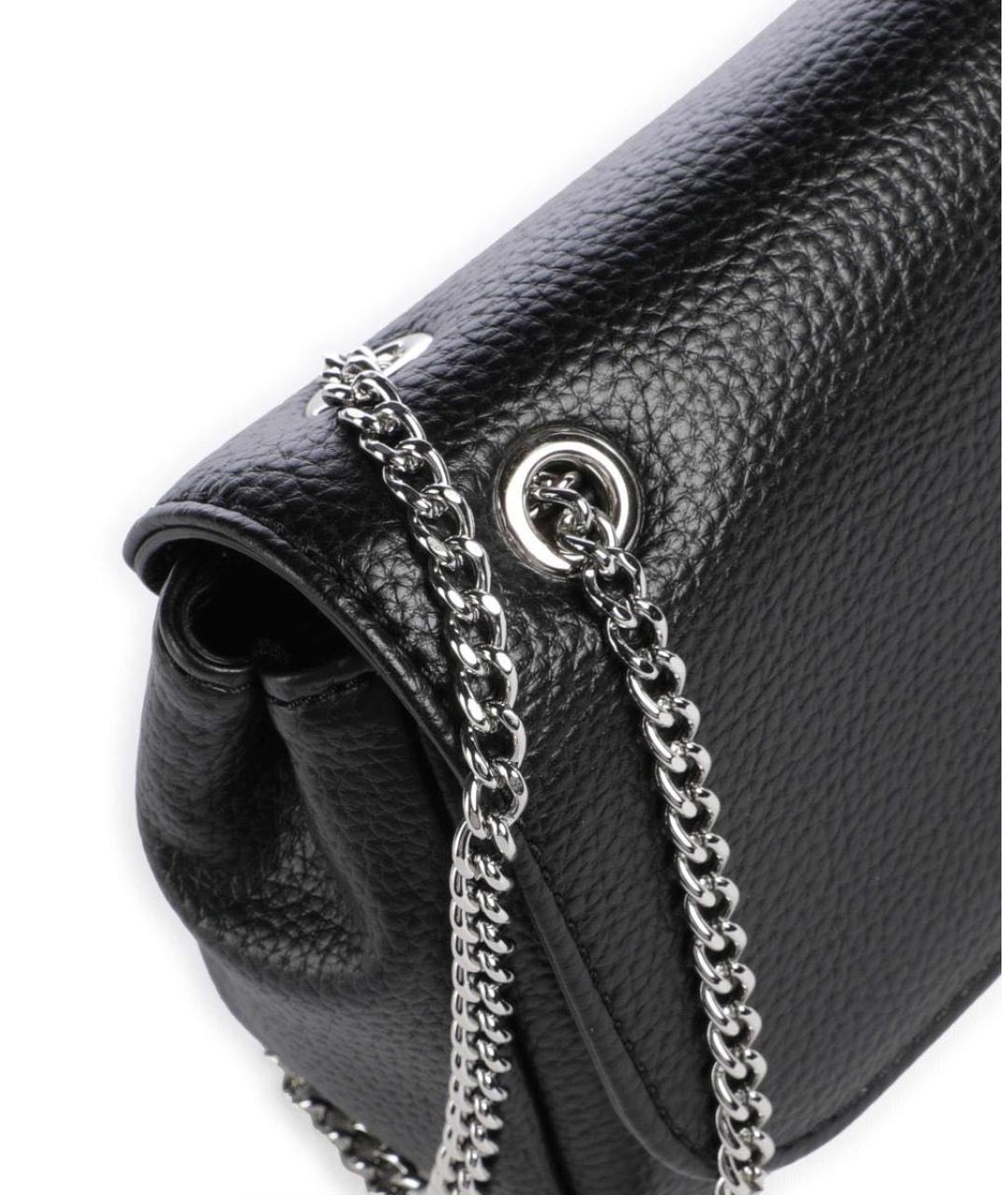 VIVIENNE WESTWOOD Черная сумка через плечо из искусственной кожи, фото 4