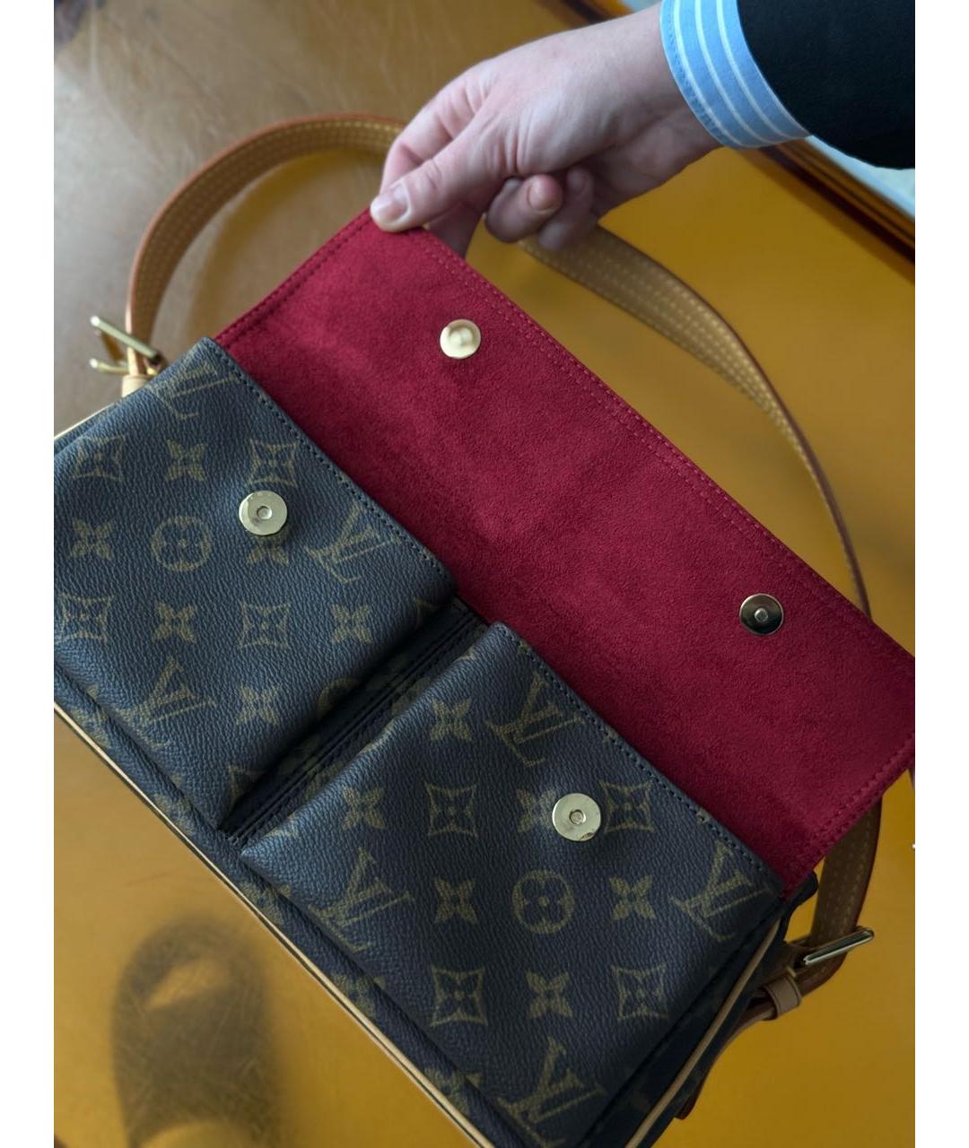 LOUIS VUITTON Коричневая сумка через плечо, фото 7