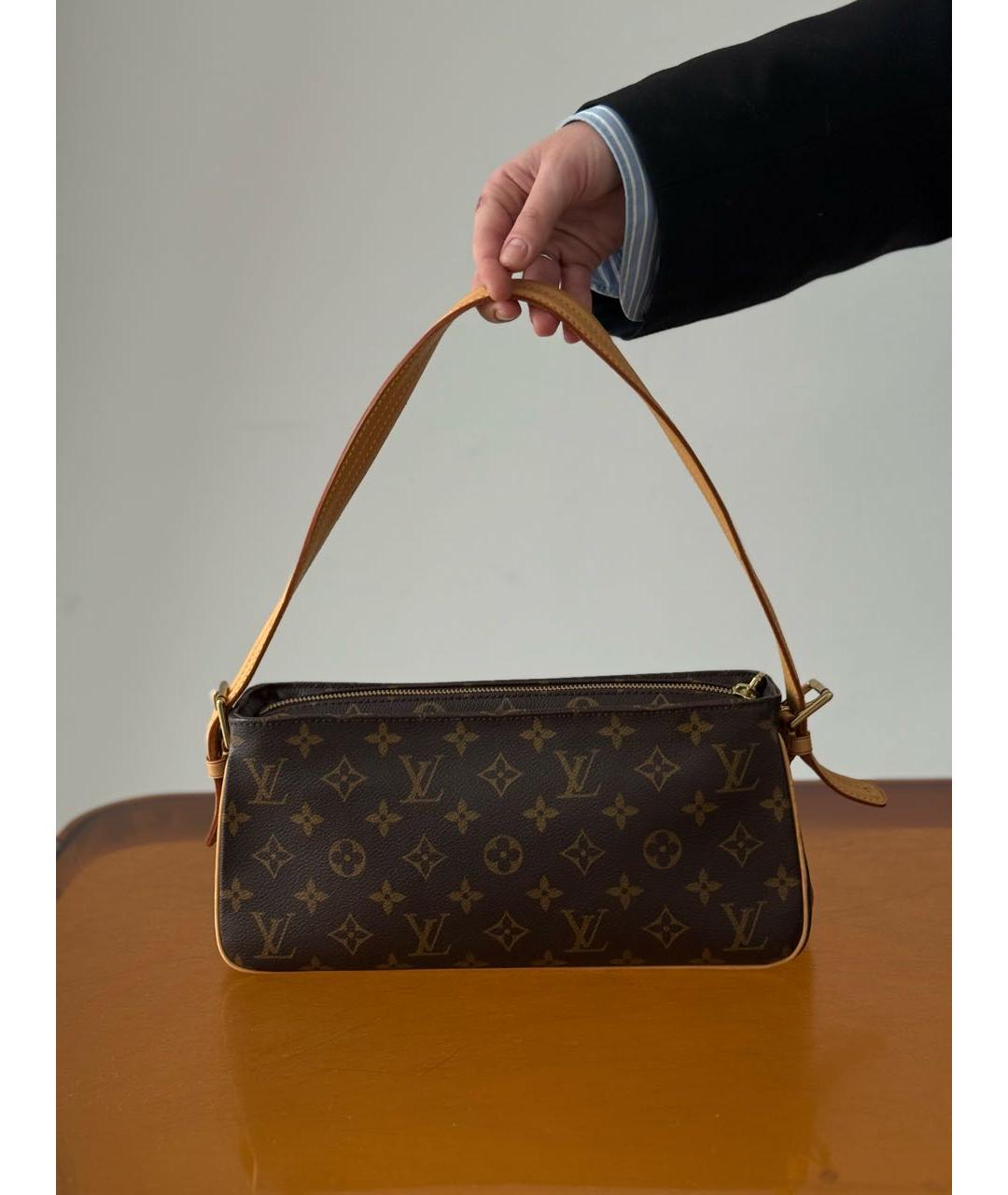 LOUIS VUITTON Коричневая сумка через плечо, фото 5