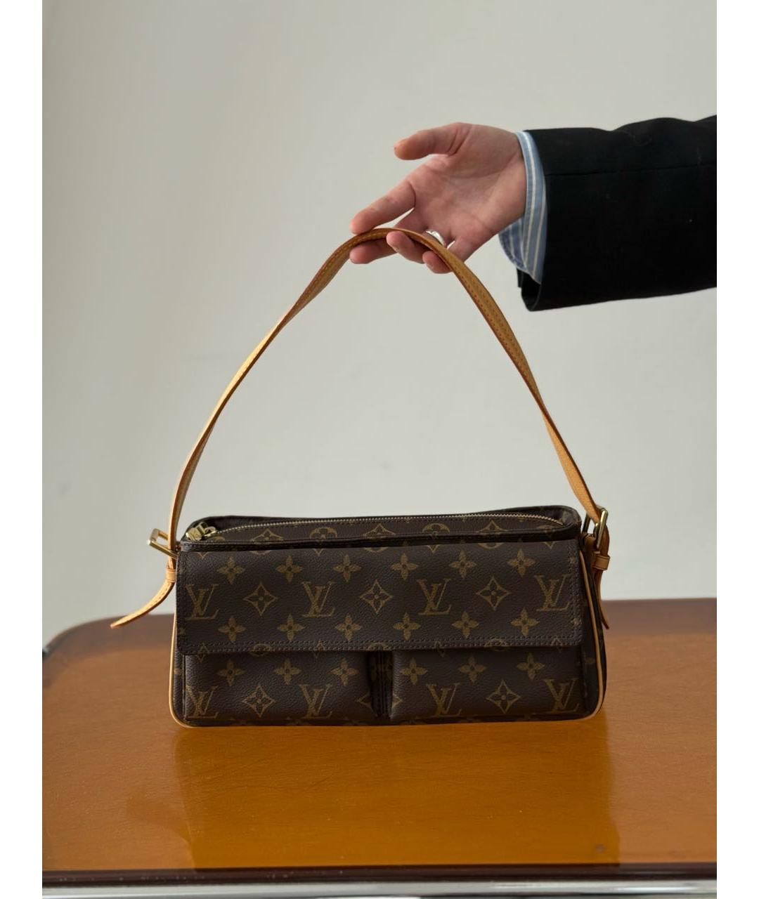 LOUIS VUITTON Коричневая сумка через плечо, фото 9