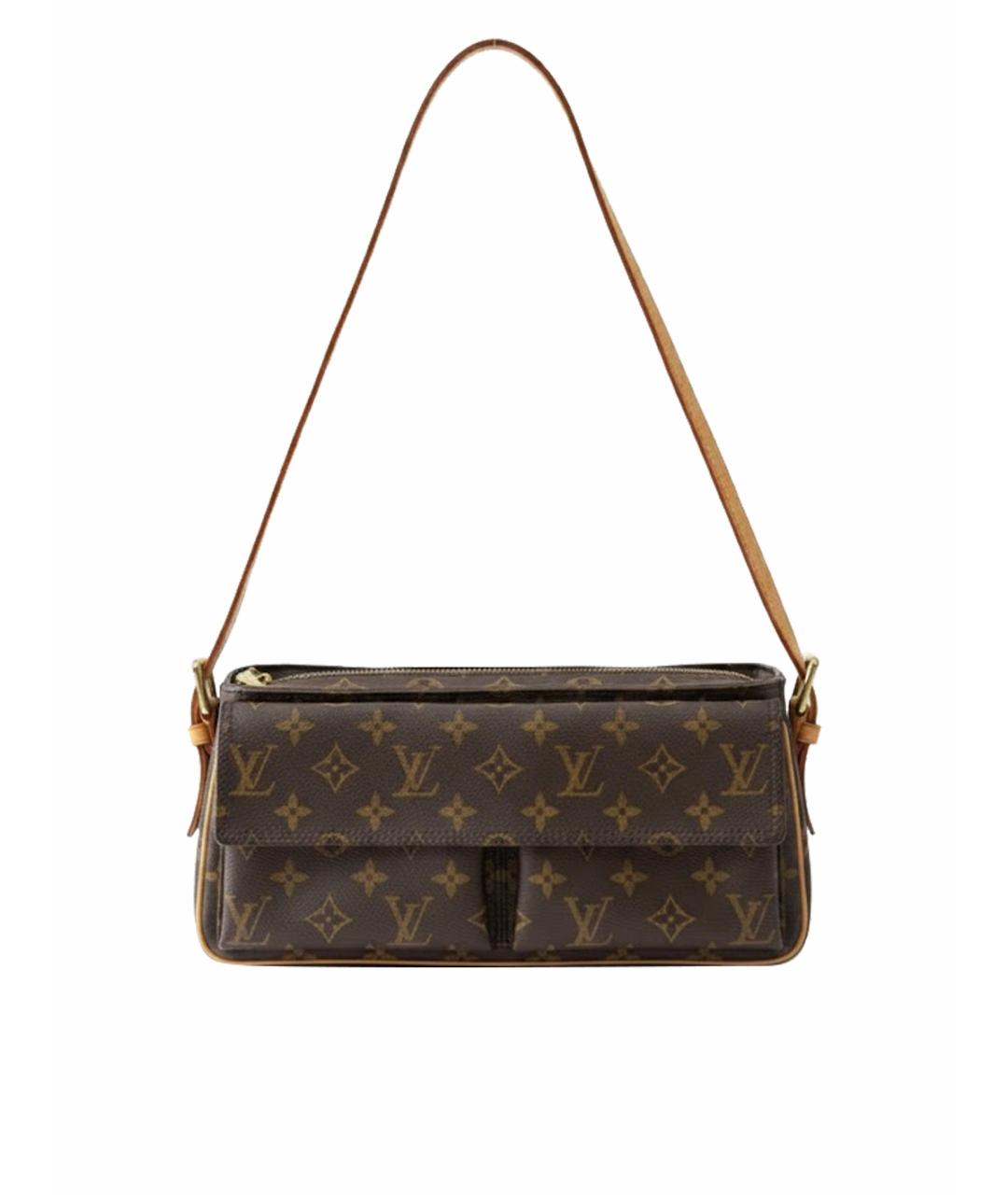 LOUIS VUITTON Коричневая сумка через плечо, фото 1