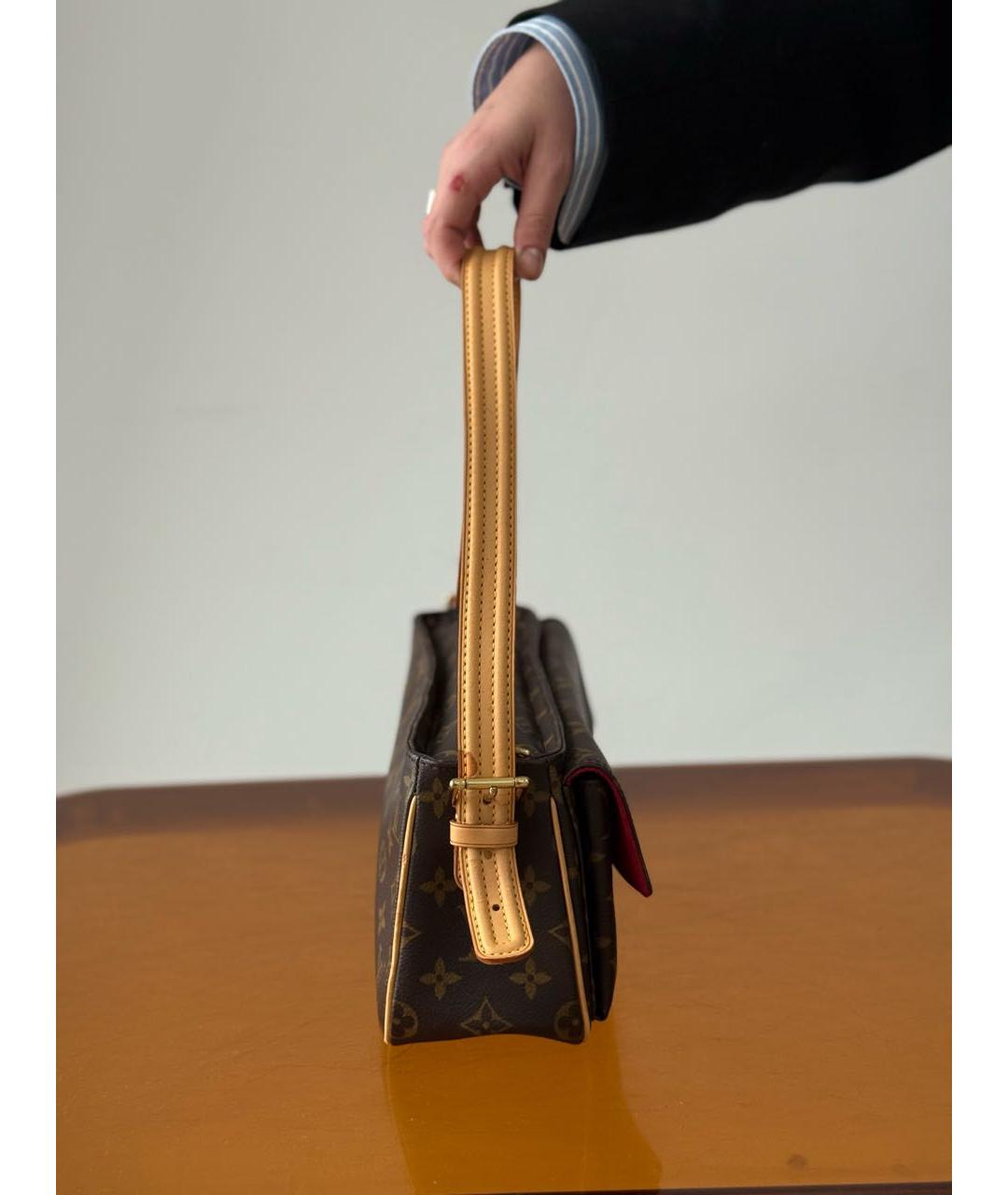 LOUIS VUITTON Коричневая сумка через плечо, фото 2