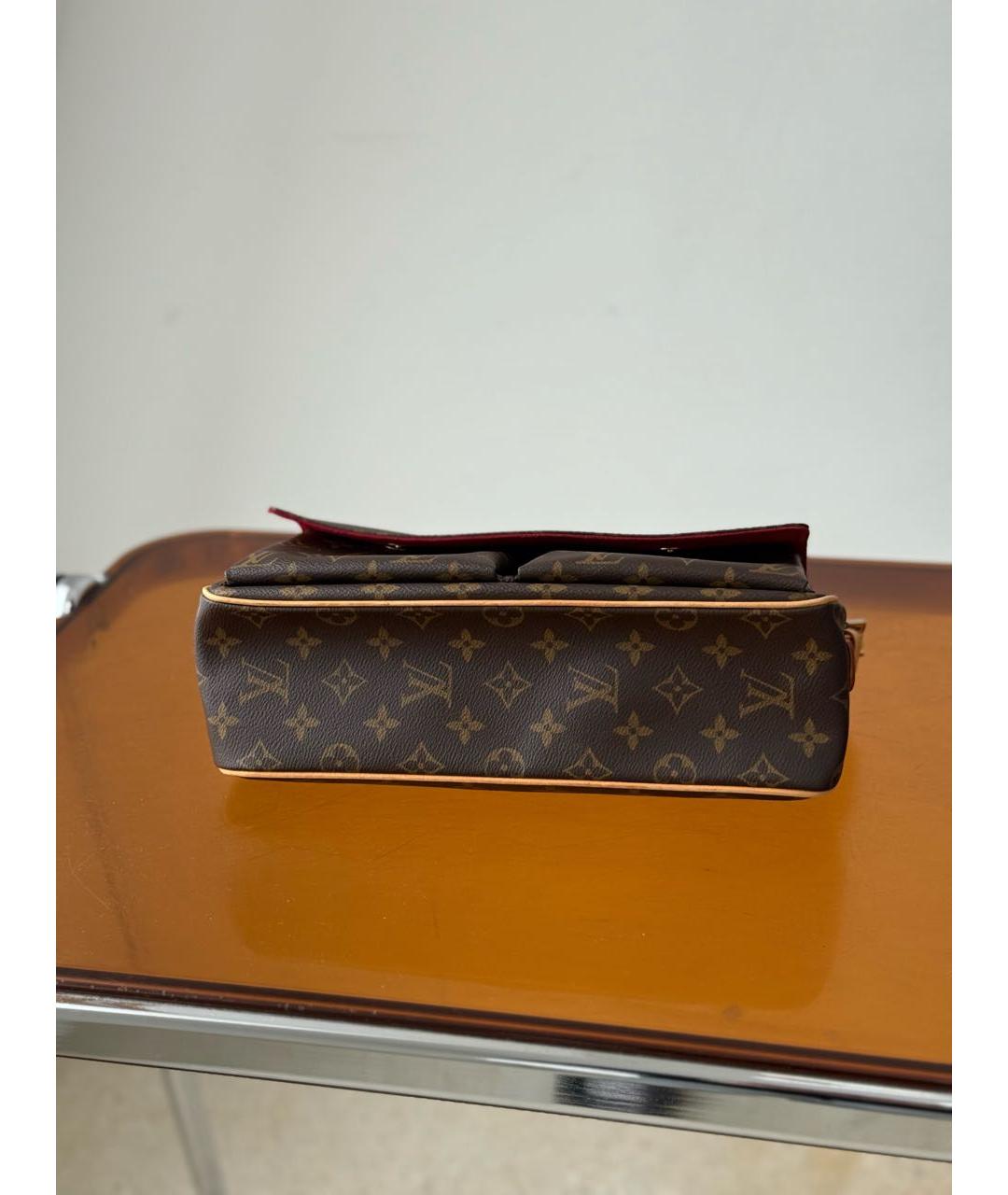 LOUIS VUITTON Коричневая сумка через плечо, фото 6