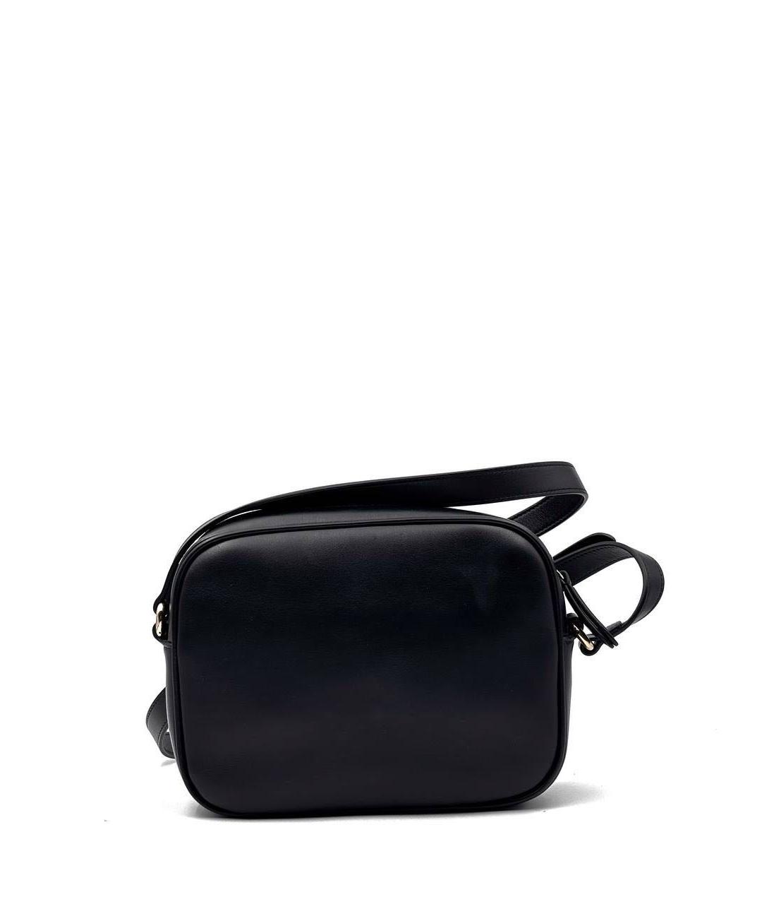 GUCCI Черная кожаная сумка через плечо, фото 2