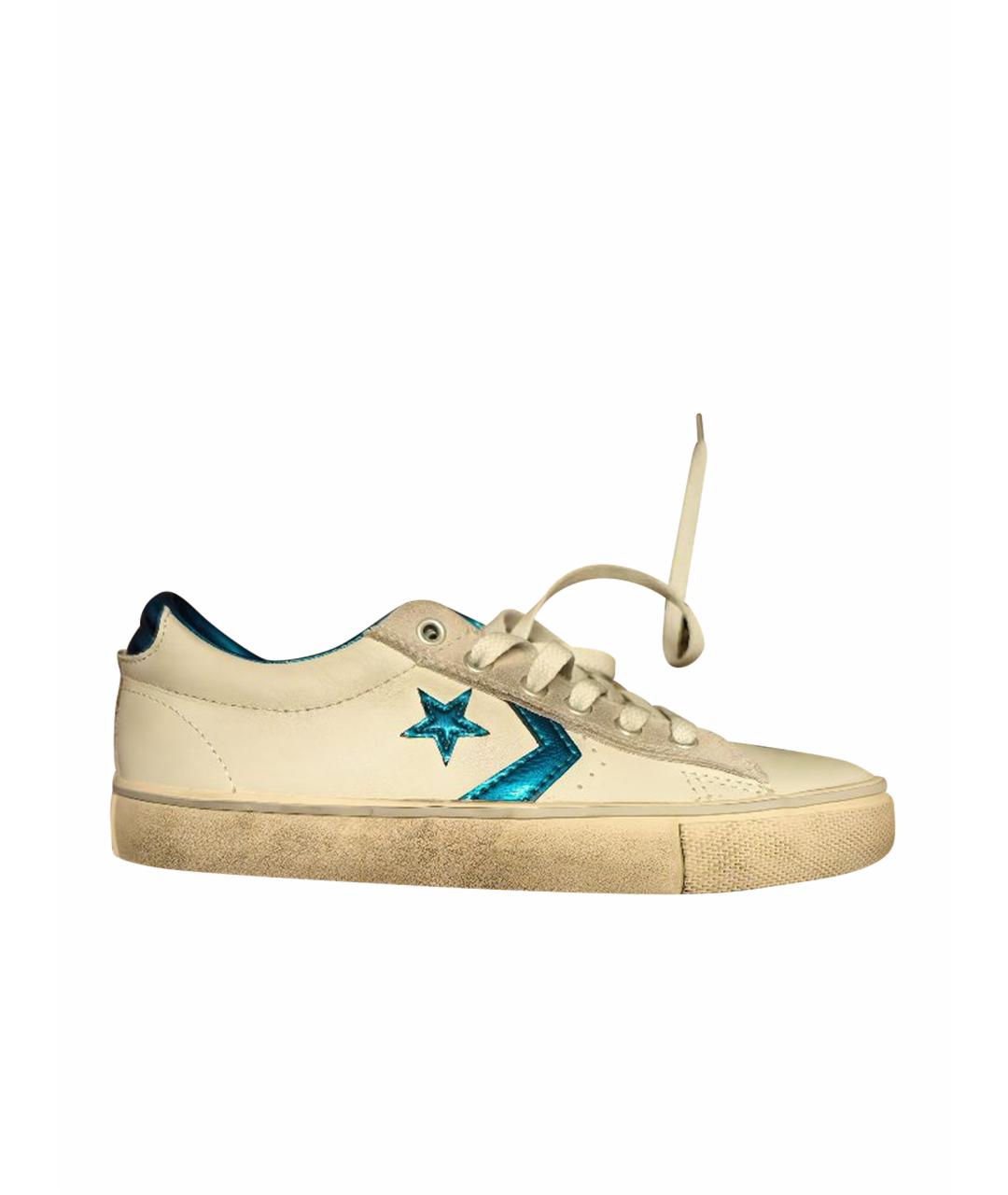 CONVERSE Белые кожаные кеды, фото 1