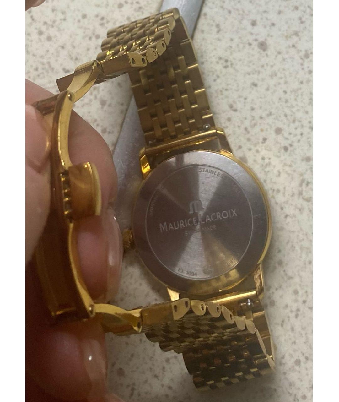 MAURICE LACROIX Золотые часы из желтого золота, фото 4