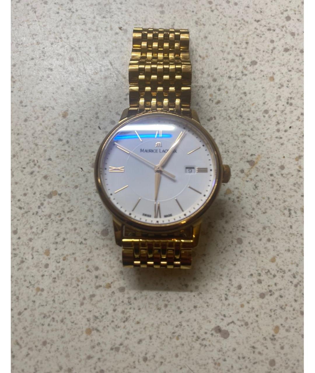 MAURICE LACROIX Золотые часы из желтого золота, фото 5