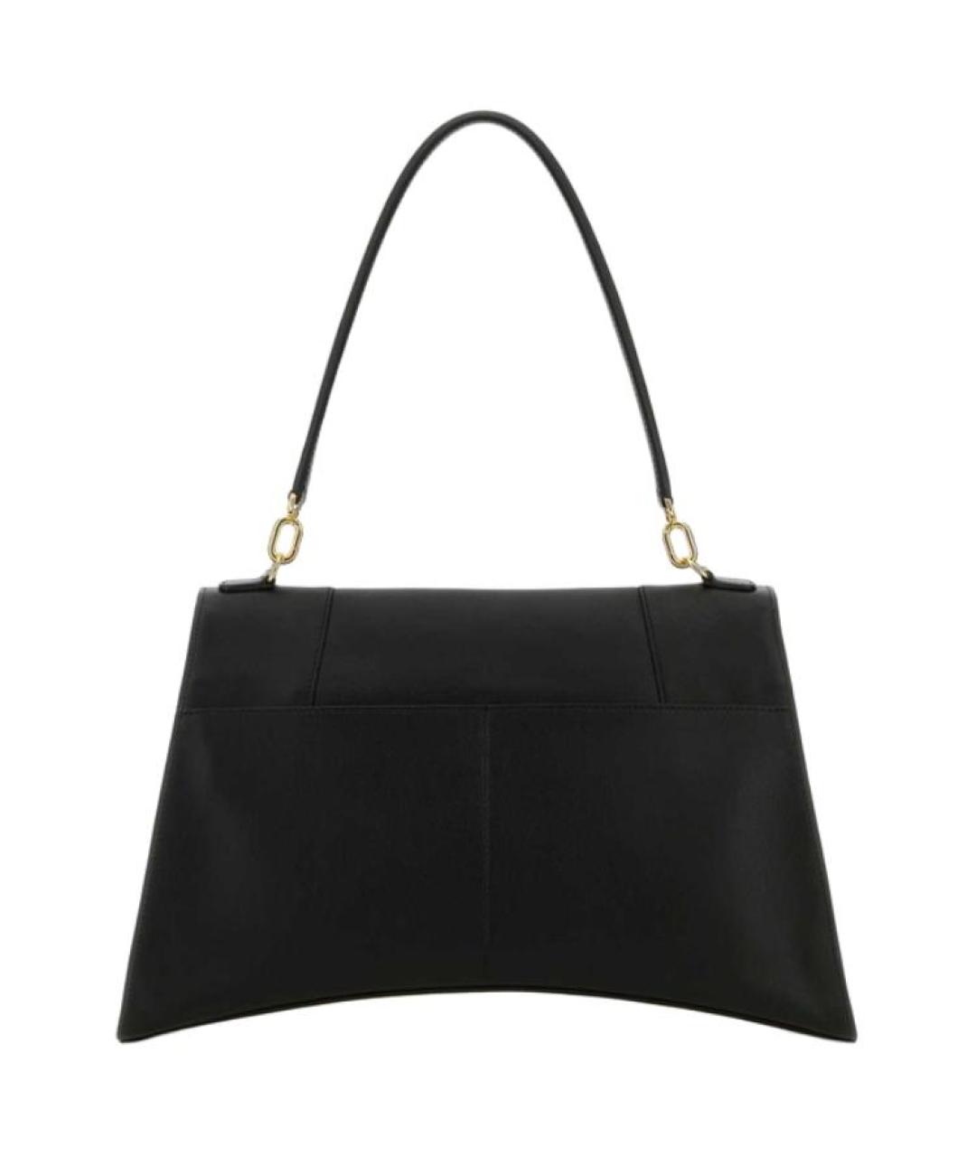 BALENCIAGA Черная кожаная сумка через плечо, фото 4