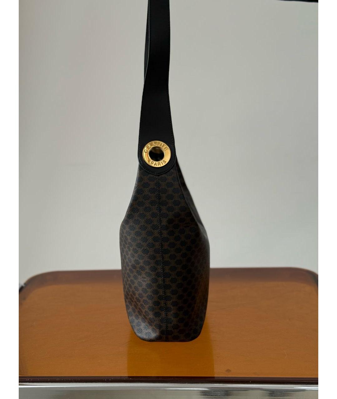 CELINE Коричневая сумка через плечо, фото 4