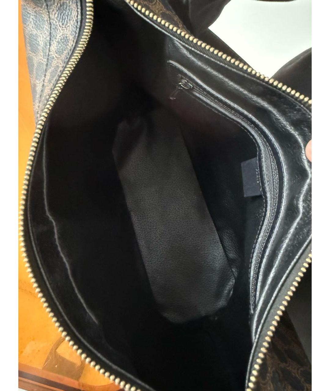 CELINE Коричневая сумка через плечо, фото 8