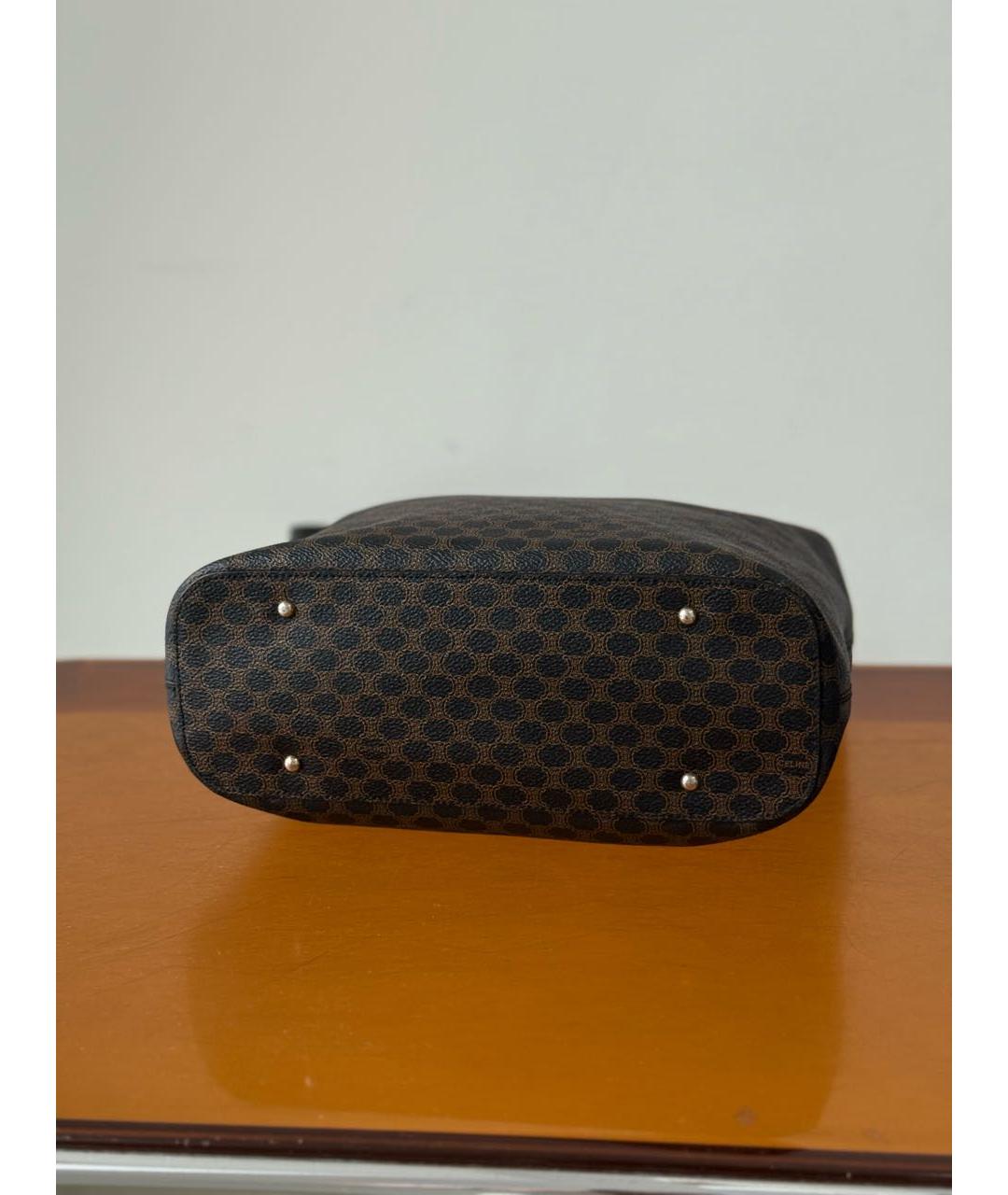 CELINE Коричневая сумка через плечо, фото 7