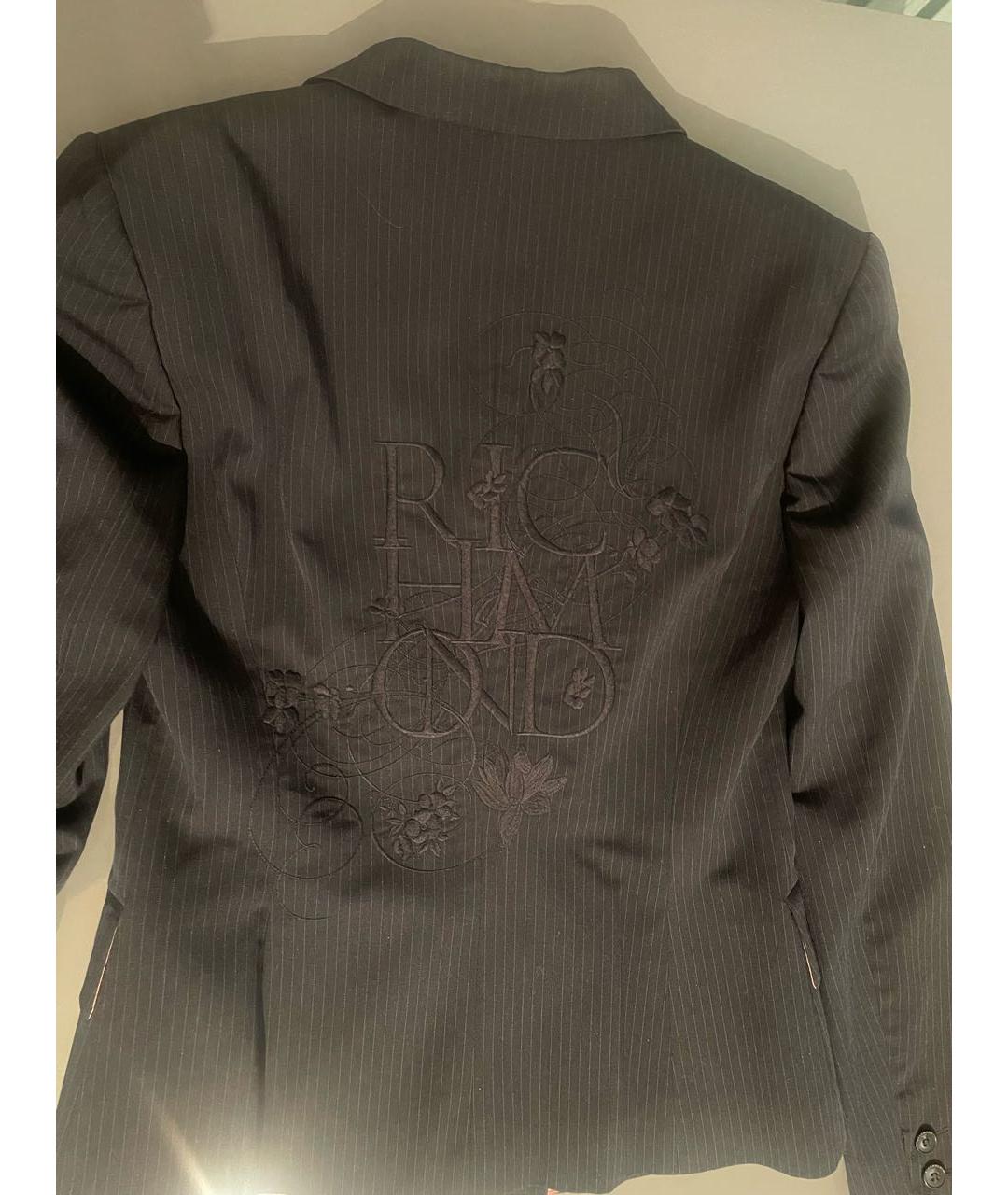 JOHN RICHMOND Темно-синий полиэстеровый костюм с юбками, фото 5