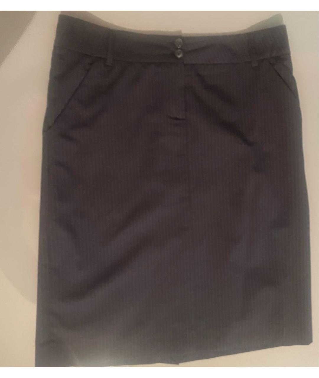 JOHN RICHMOND Темно-синий полиэстеровый костюм с юбками, фото 2