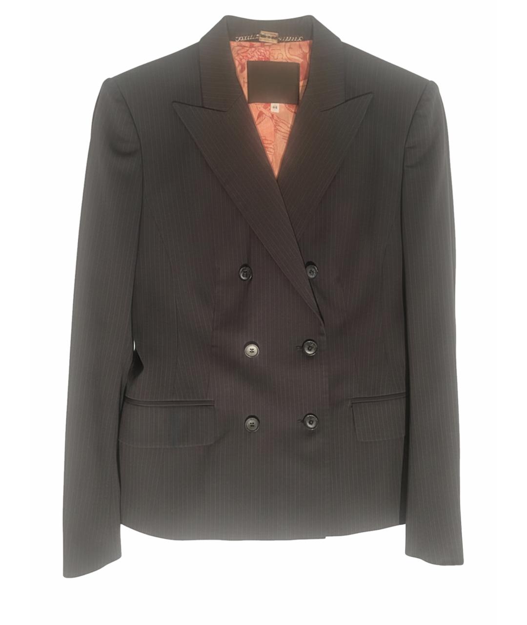 JOHN RICHMOND Темно-синий полиэстеровый костюм с юбками, фото 1