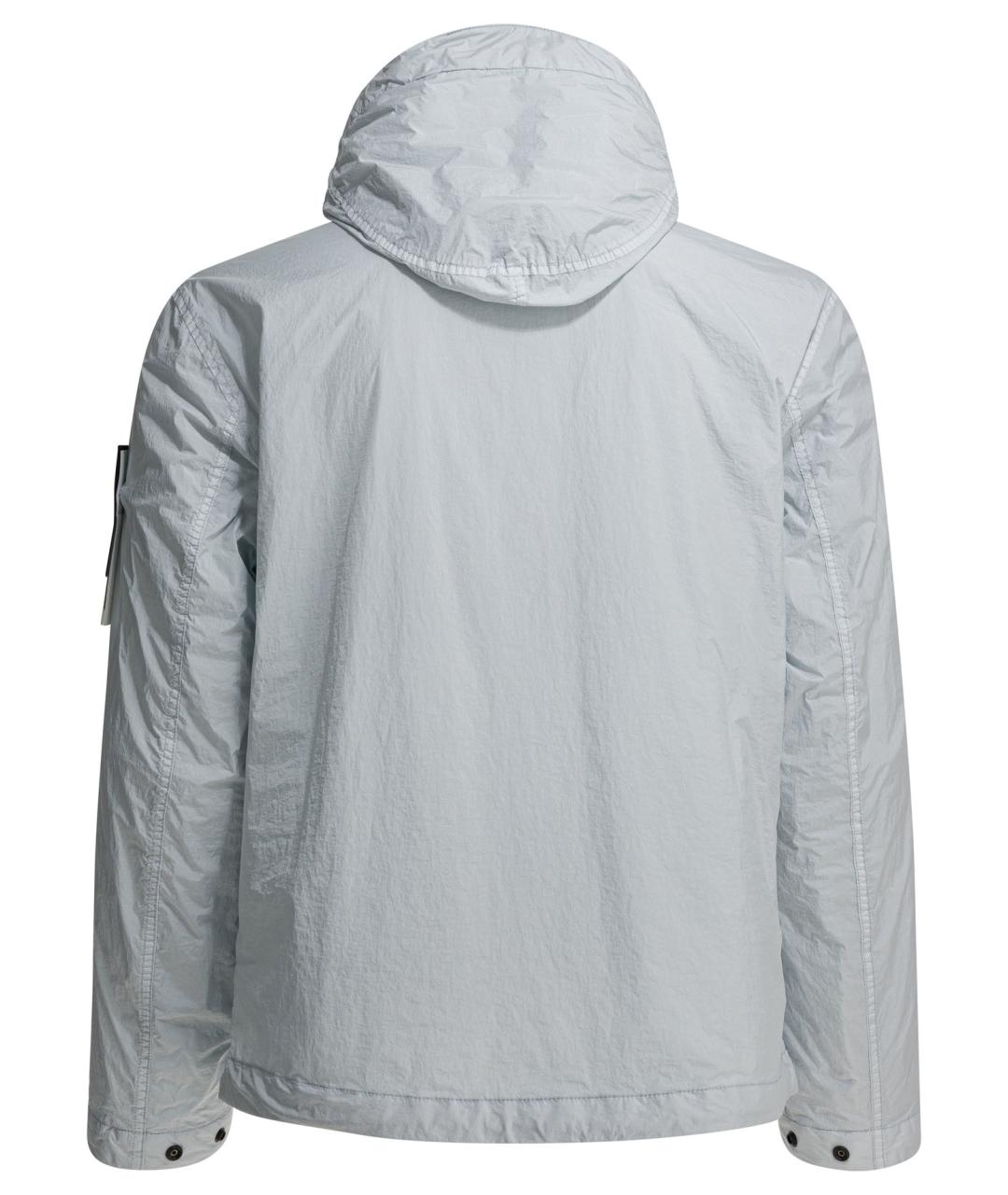 STONE ISLAND Голубая полиамидовая куртка, фото 2