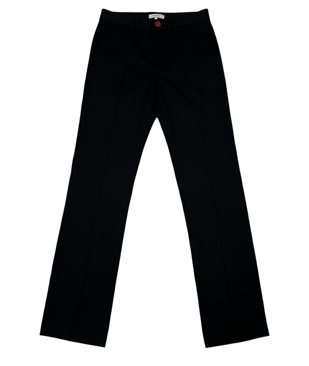 GUCCI Черные хлопковые брюки узкие, фото 1