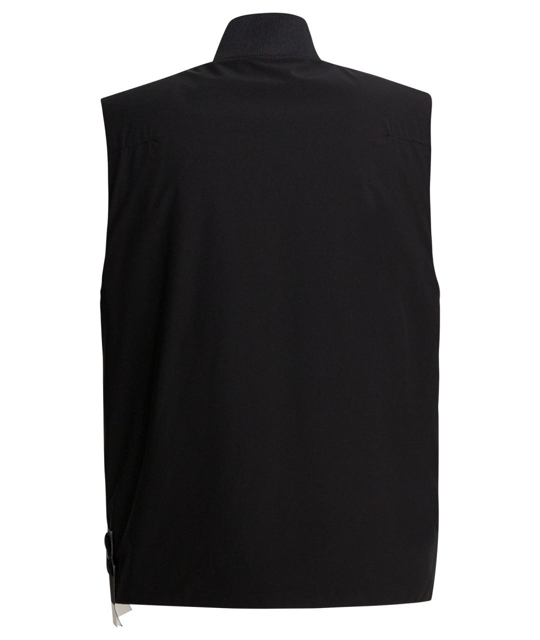 STONE ISLAND Черный полиамидовый жилет, фото 2