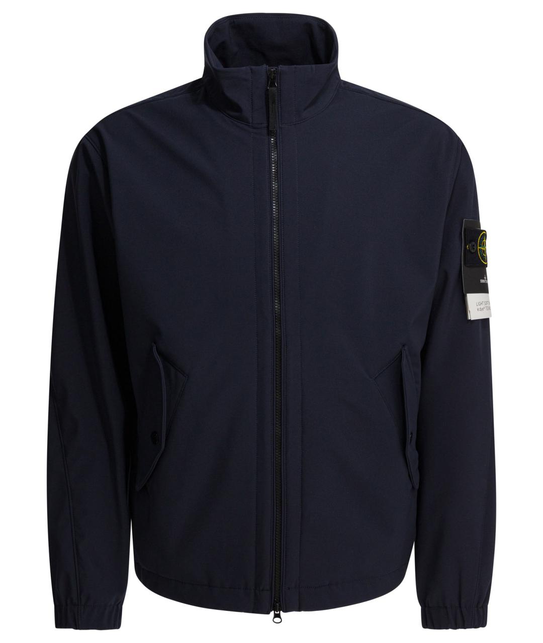 STONE ISLAND Синяя полиэстеровая куртка, фото 1