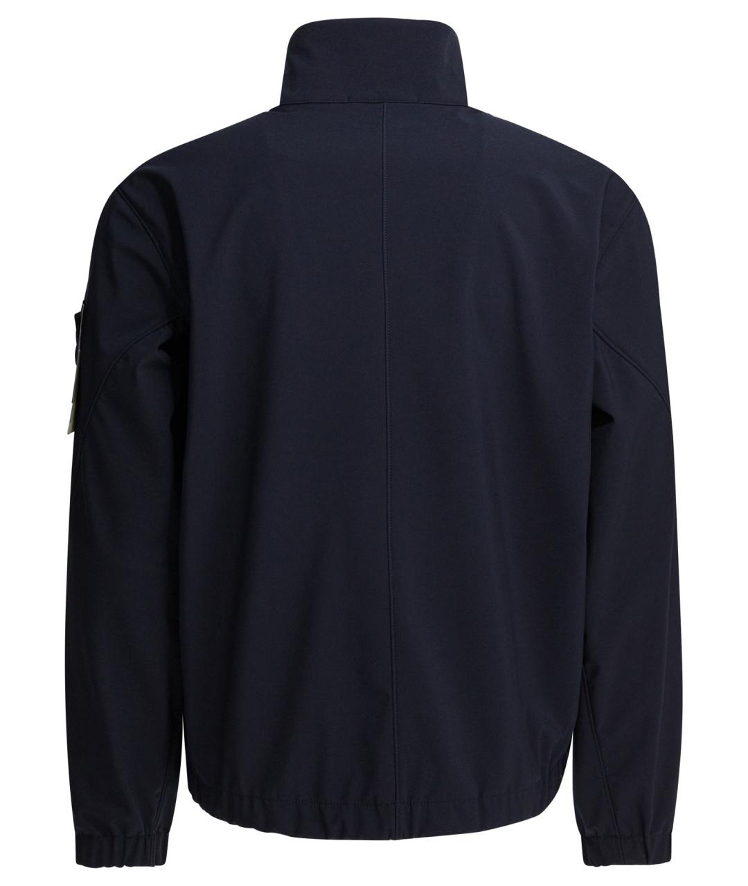 STONE ISLAND Синяя полиэстеровая куртка, фото 2