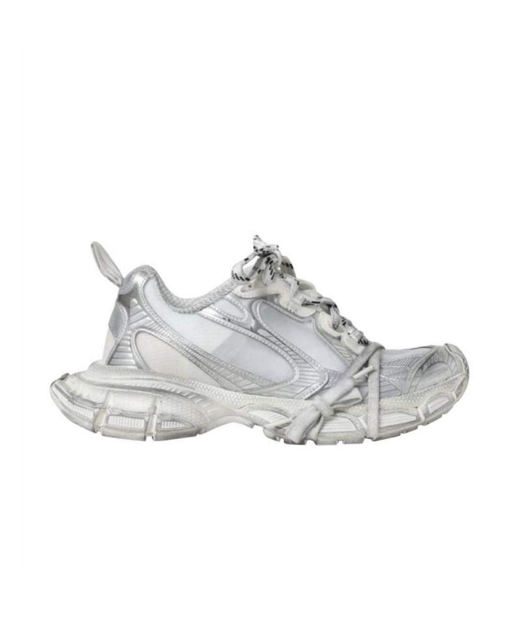 BALENCIAGA Серебряные кроссовки, фото 1