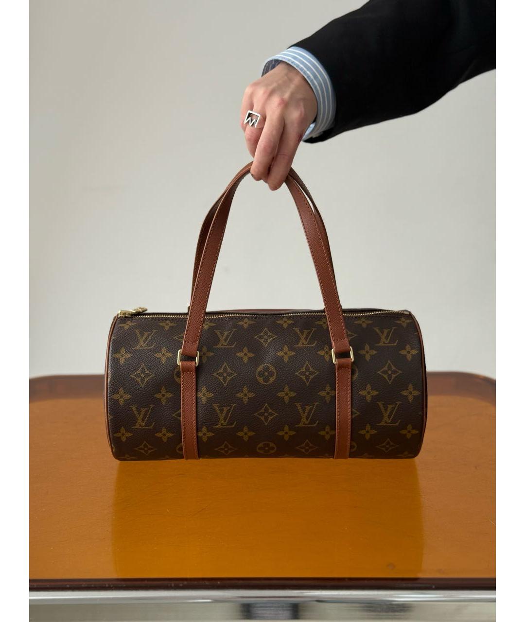 LOUIS VUITTON Коричневая сумка через плечо, фото 9