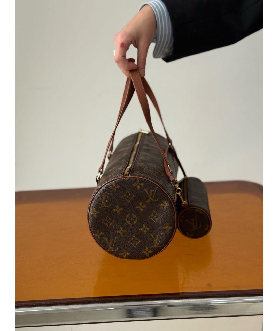 LOUIS VUITTON Коричневая сумка через плечо, фото 4