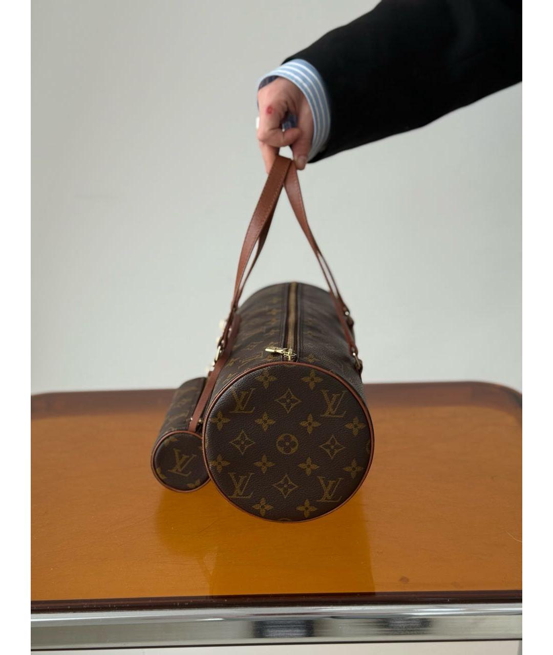 LOUIS VUITTON Коричневая сумка через плечо, фото 5