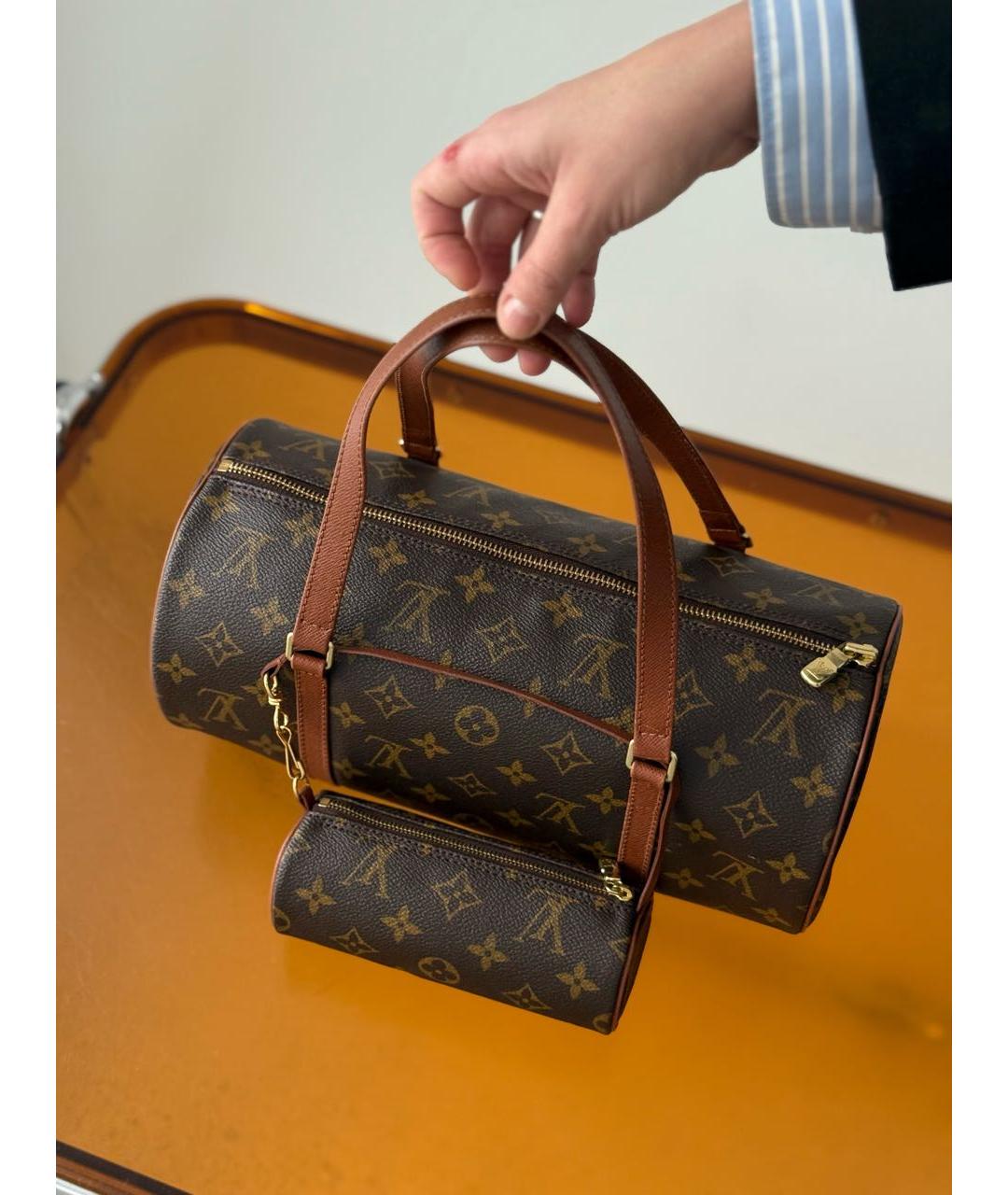 LOUIS VUITTON Коричневая сумка через плечо, фото 3