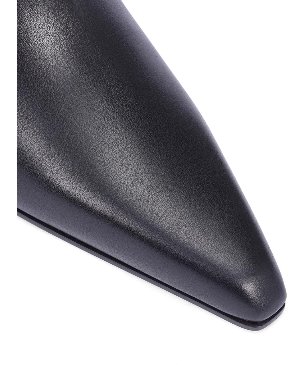 PARIS TEXAS Черные кожаные ботильоны, фото 5