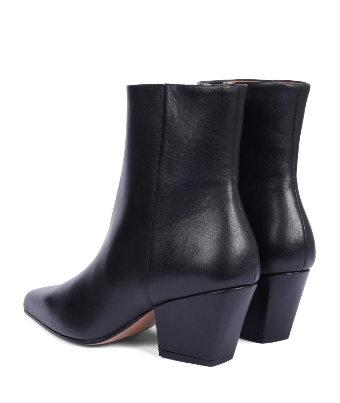 PARIS TEXAS Черные кожаные ботильоны, фото 4