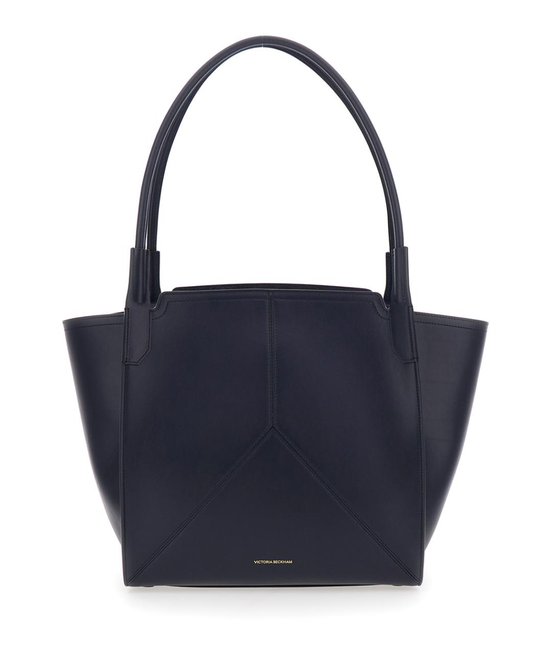 VICTORIA BECKHAM Синяя кожаная сумка тоут, фото 1