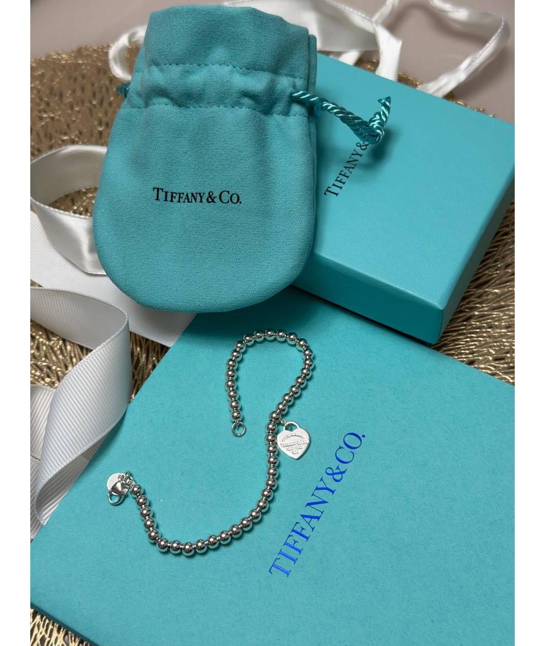 TIFFANY&CO Серебрянный серебряный браслет, фото 2
