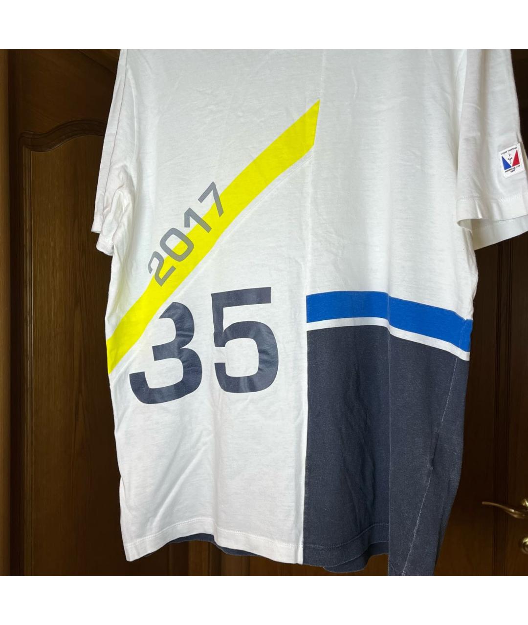 LOUIS VUITTON Белая хлопковая футболка, фото 2