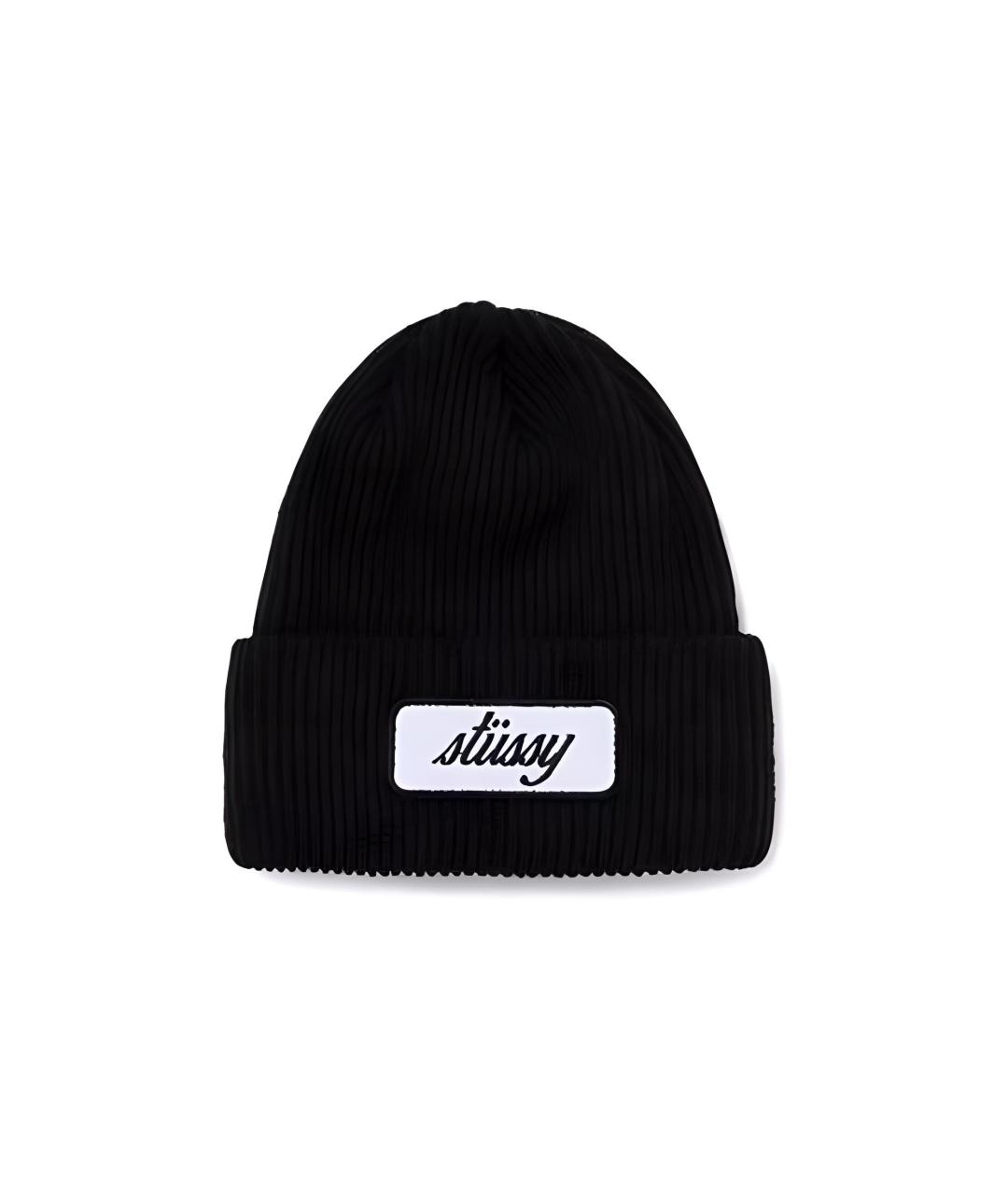 STUSSY Черная шапка, фото 2