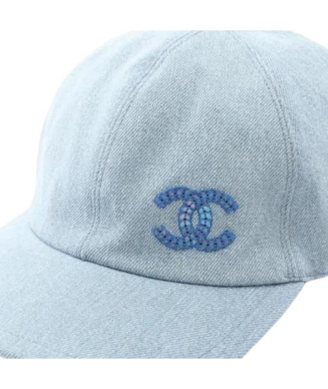 CHANEL Голубая кепка, фото 3