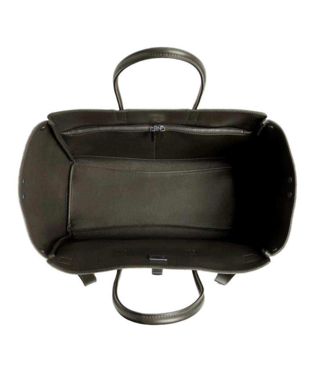 BALENCIAGA Бежевая кожаная сумка через плечо, фото 4