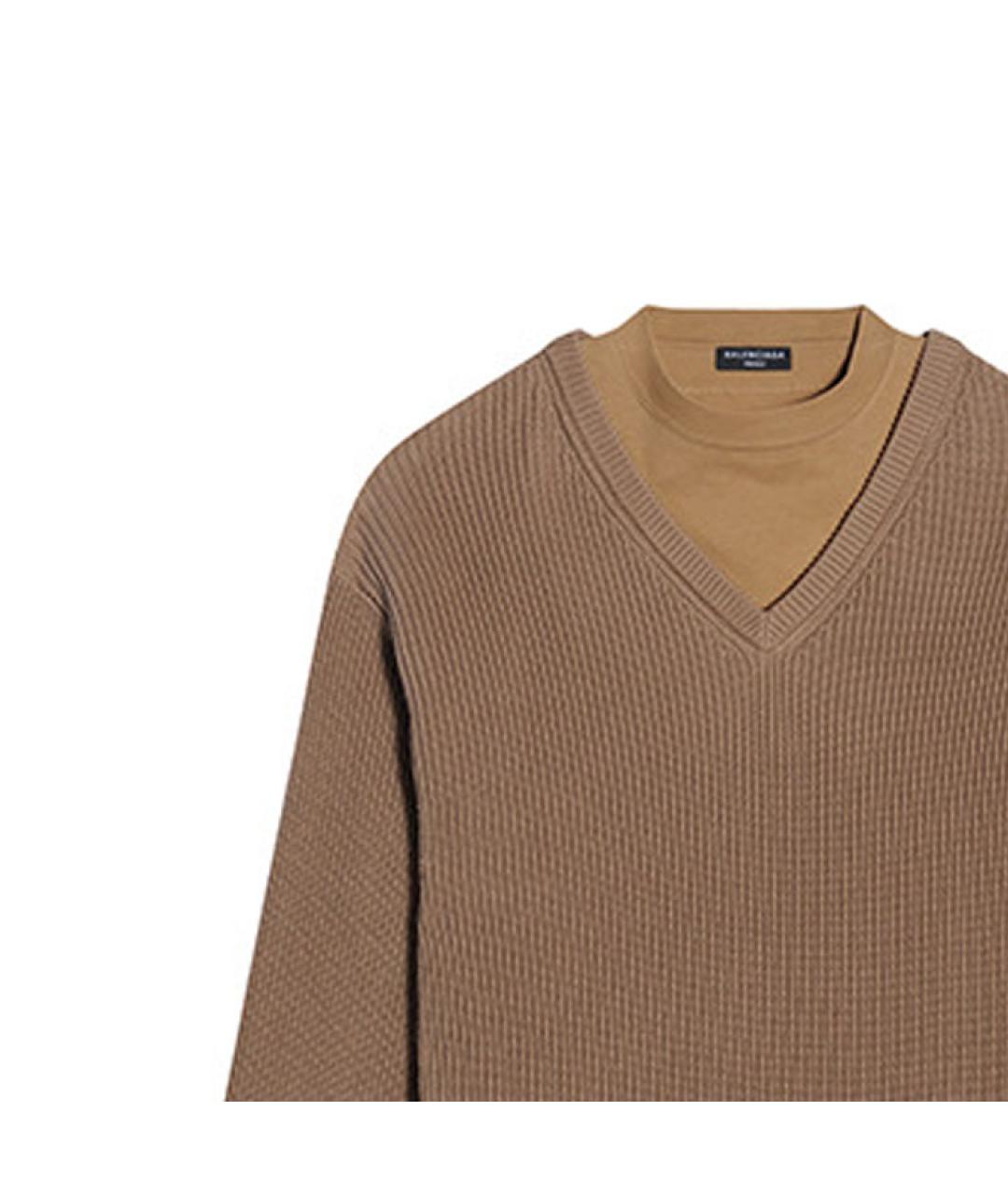 BALENCIAGA Бежевый джемпер / свитер, фото 5