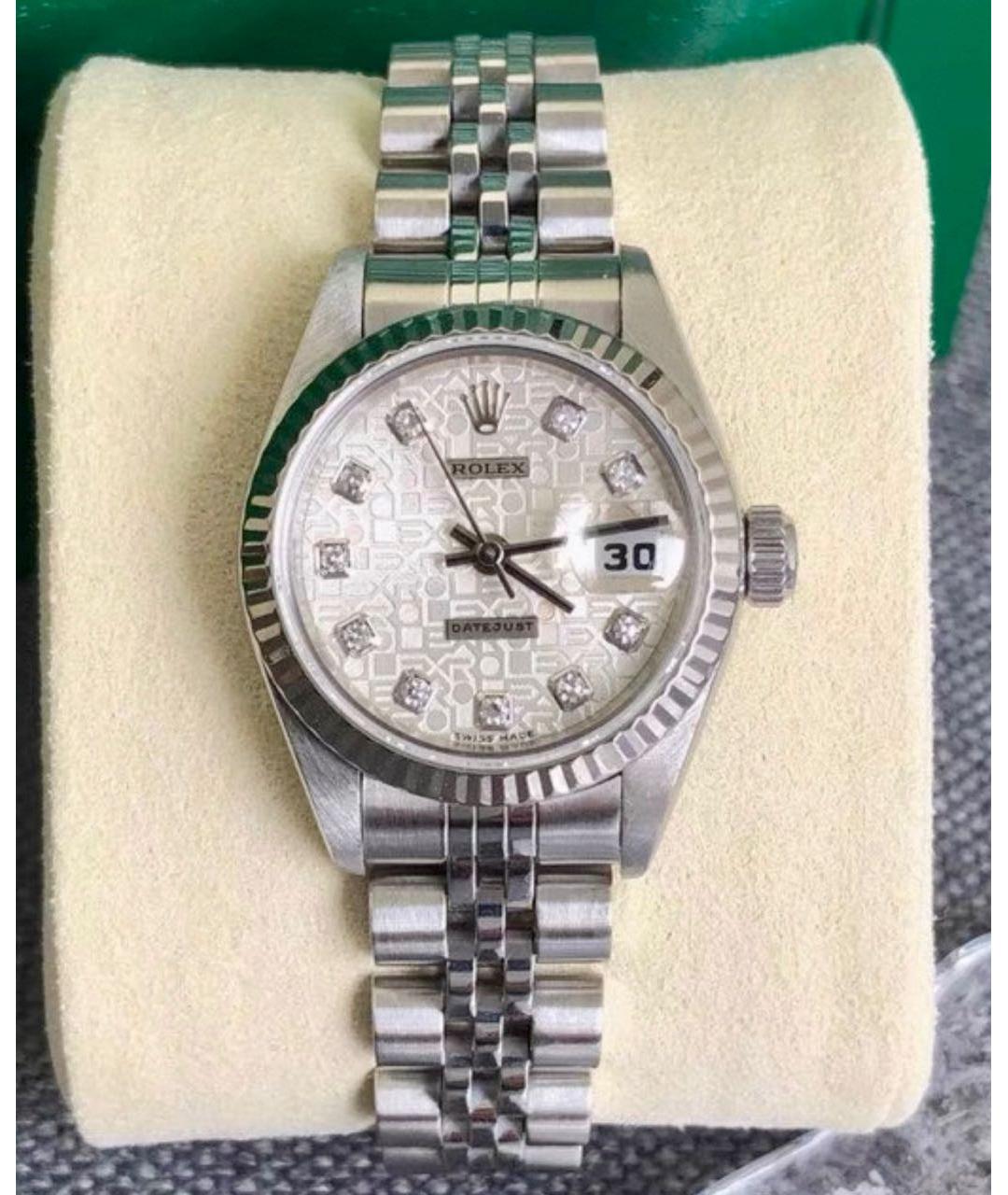 ROLEX Серебряные часы, фото 2