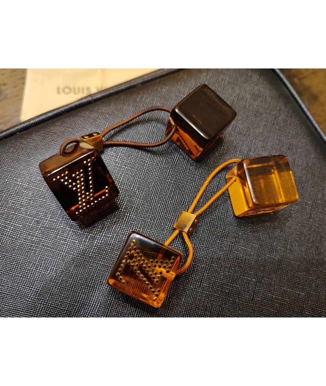 LOUIS VUITTON Коричневая резинка, фото 10