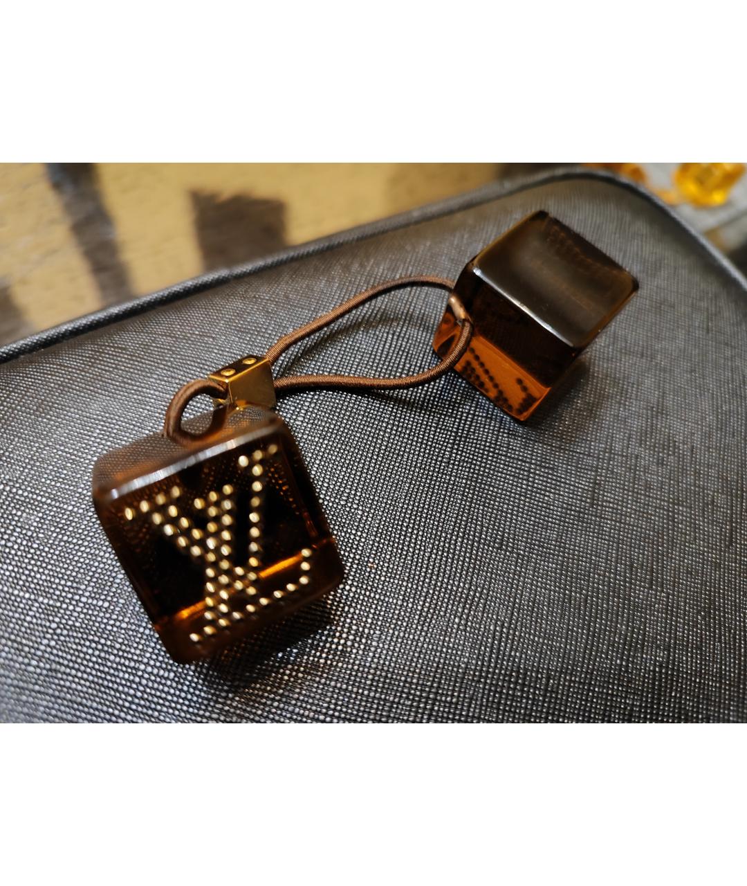 LOUIS VUITTON Коричневая резинка, фото 8