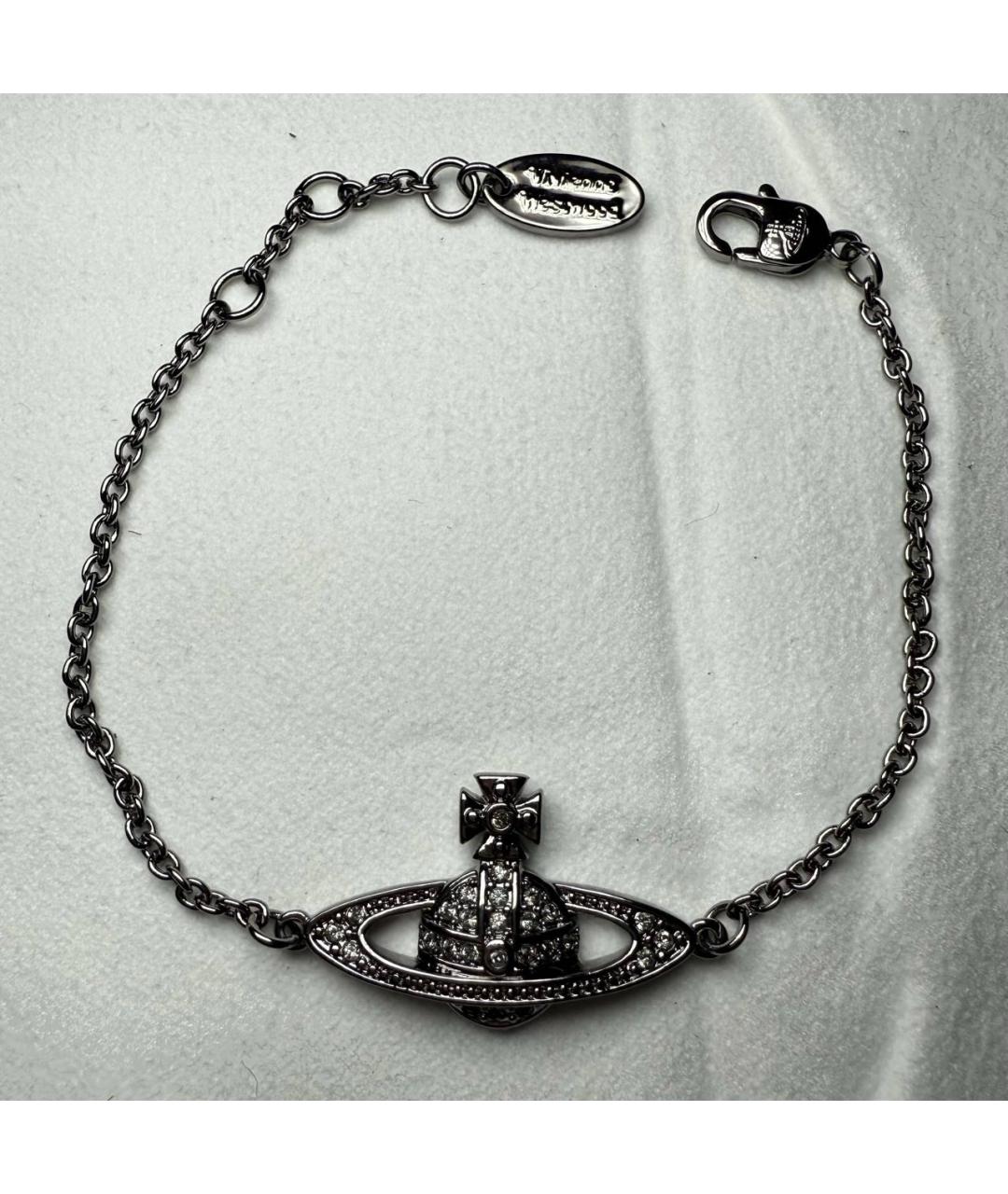 VIVIENNE WESTWOOD Серебрянный латунный браслет, фото 3