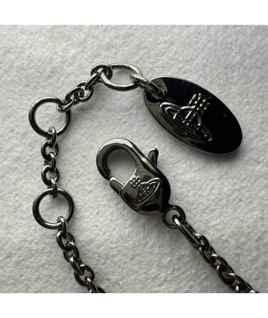 VIVIENNE WESTWOOD Серебрянный латунный браслет, фото 7