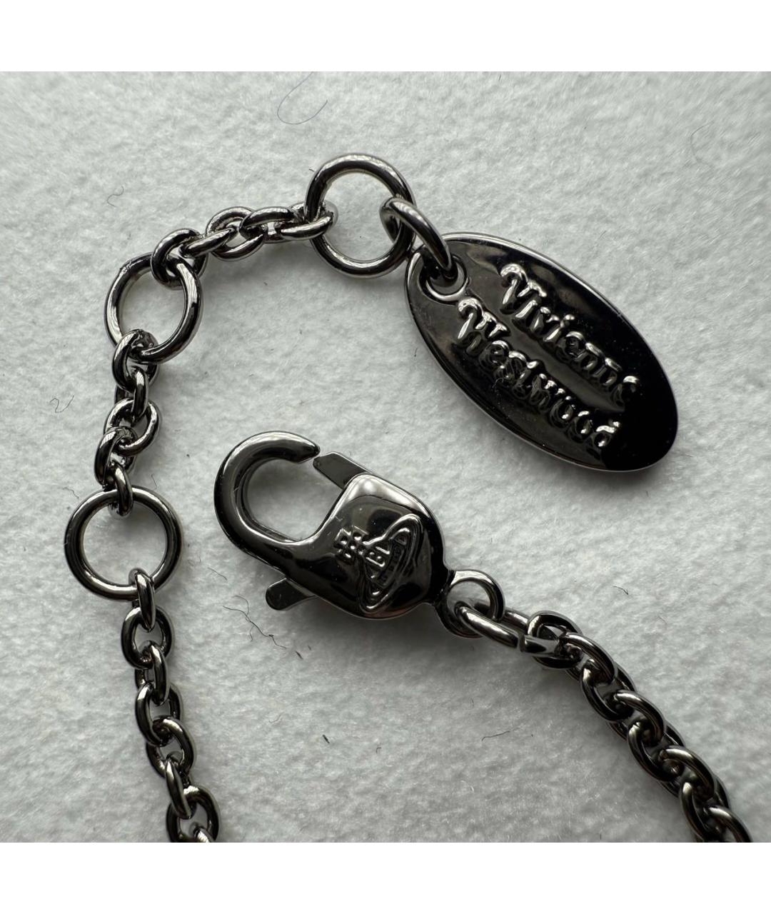 VIVIENNE WESTWOOD Серебрянный латунный браслет, фото 6