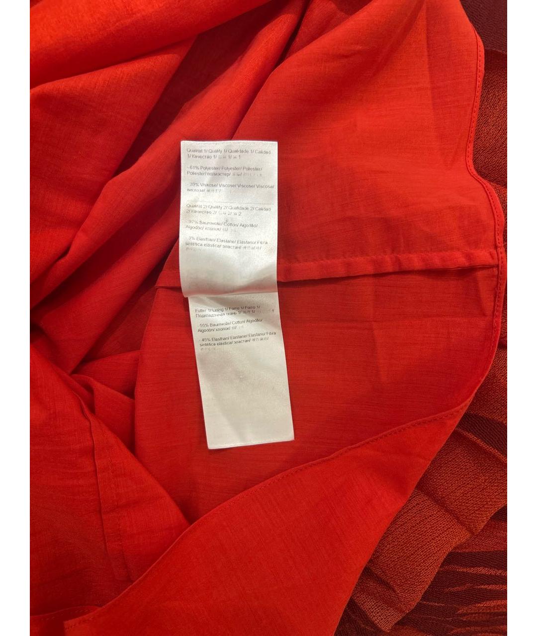 ESCADA Красное вискозное платье, фото 8