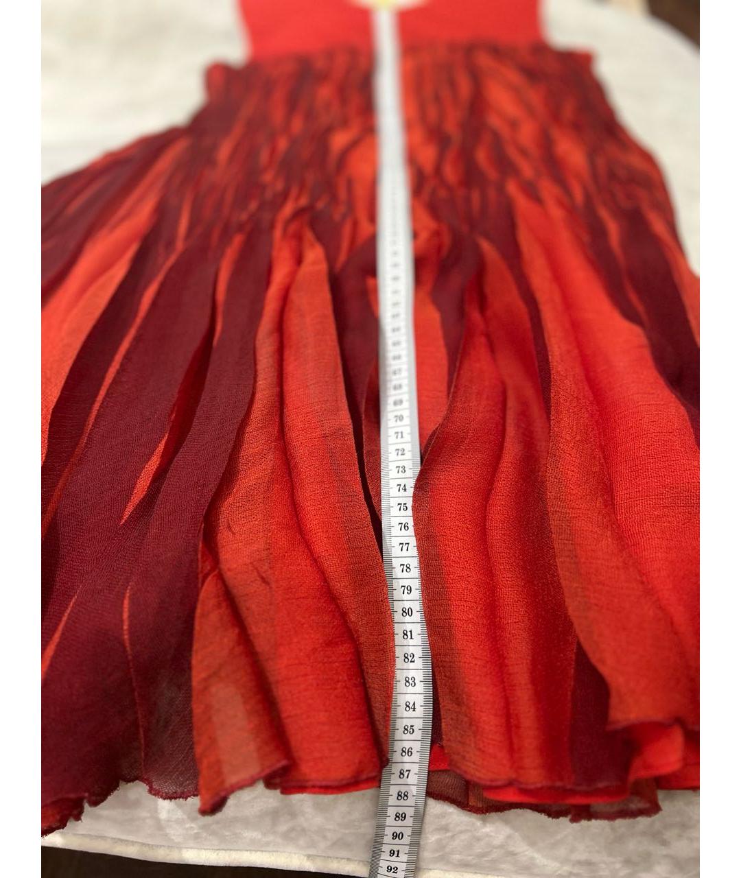 ESCADA Красное вискозное платье, фото 6
